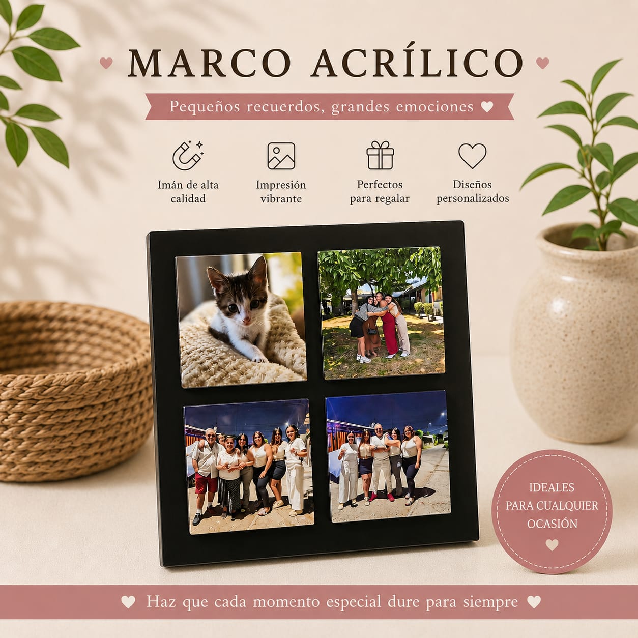 Marcos Acrilicos Premium